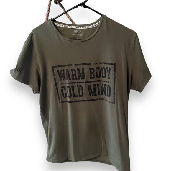 Warm Body Cold Mind Army V4 Short Sleeve T-Shirt - - Medium - Picture 4 of 6